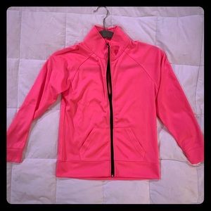 Girls Hot pink zip up jacket